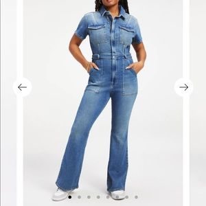 Good American FIT FOR SUCCESS BOOTCUT JUMPSUIT